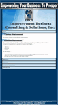 Mobile Screenshot of empowermentbusinessconsultingsolutionsinc.com